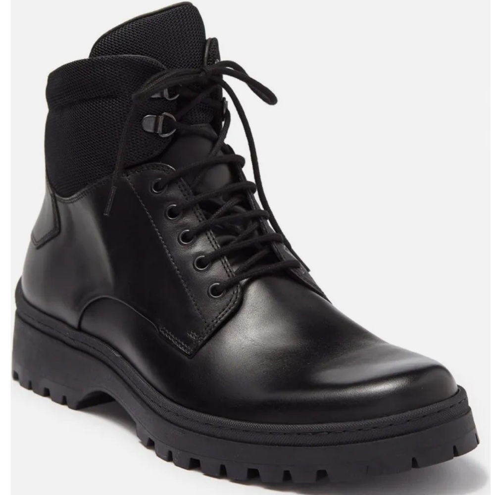 BrunoMagli Val Men’s Leather Black Boots Size 11
